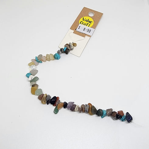 Multi Colours Semi Precious Strung Beads